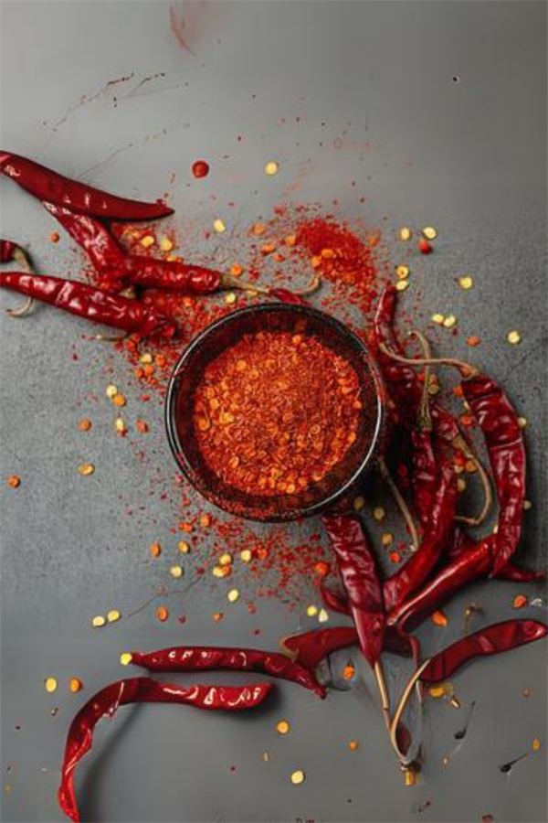 Öğütülmüş atom toz acı biber